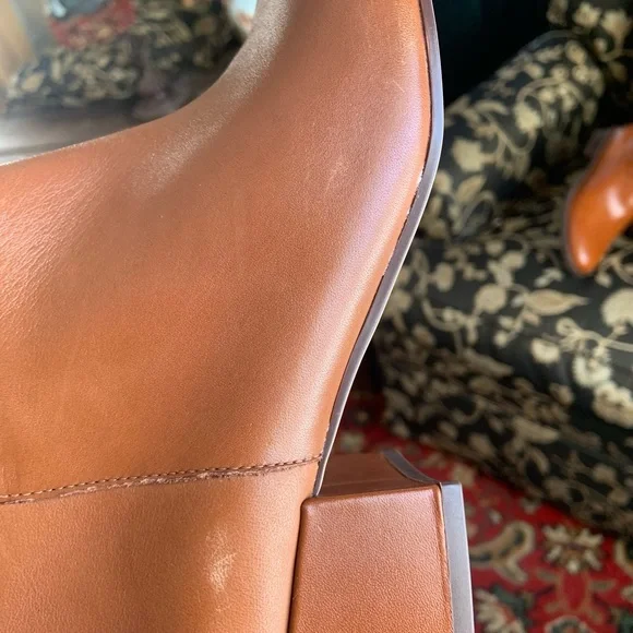 Lauren Ralph Lauren casual boots in cognac color, no box, NWOT - Picture 4 of 4